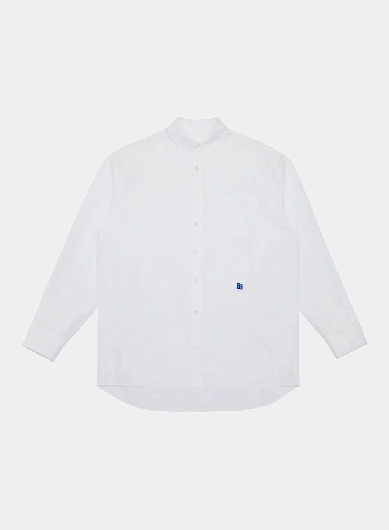 Рубашка ADERERROR Sig BL Tag Shirt 01 White