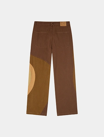 Брюки KidSuper Wavy Pants Brown