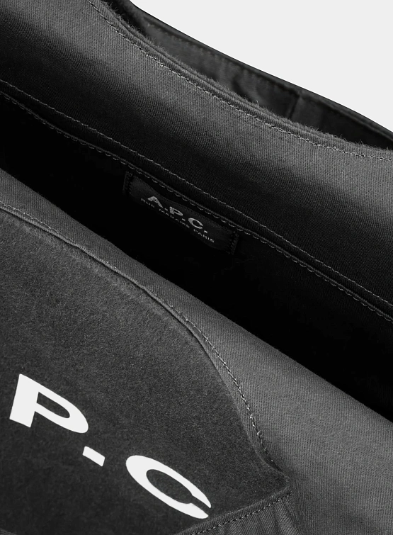 Тоут A.P.C. Ninon Woollen Tote Noir