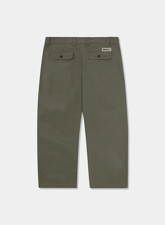 Брюки Butter Goods Pleated Trousers Foliage
