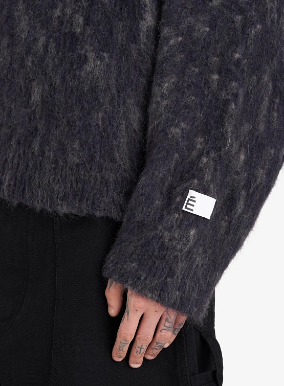 Джемпер Études Mohair Round Neck Navy