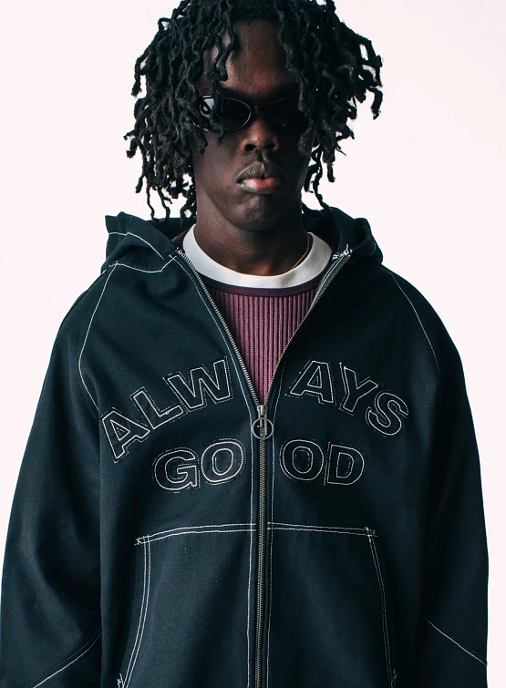 Зип-худи Jungles Jungles Always Good Hood Black
