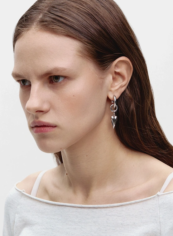 Серьги OMUT Winking Heart