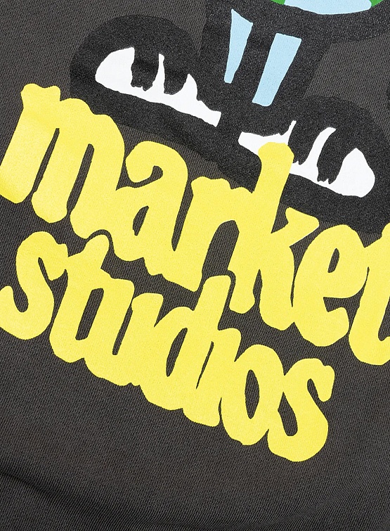 Худи MARKET World Peace Hoodie Washed Black