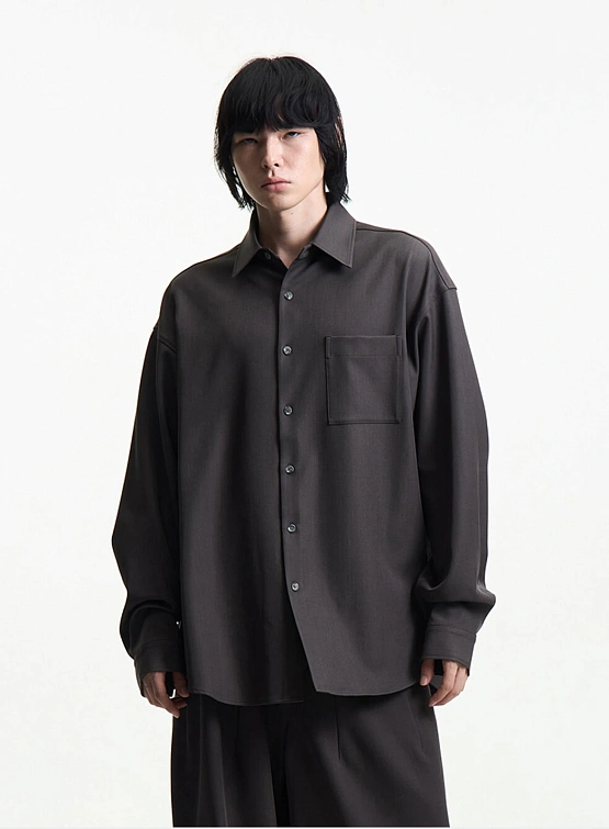 Рубашка MERELY MADE Merely US Lazy Asphalt Grey