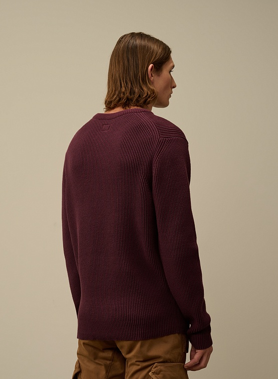 Джемпер C.P. Company Full Rib Knit Potent Purple