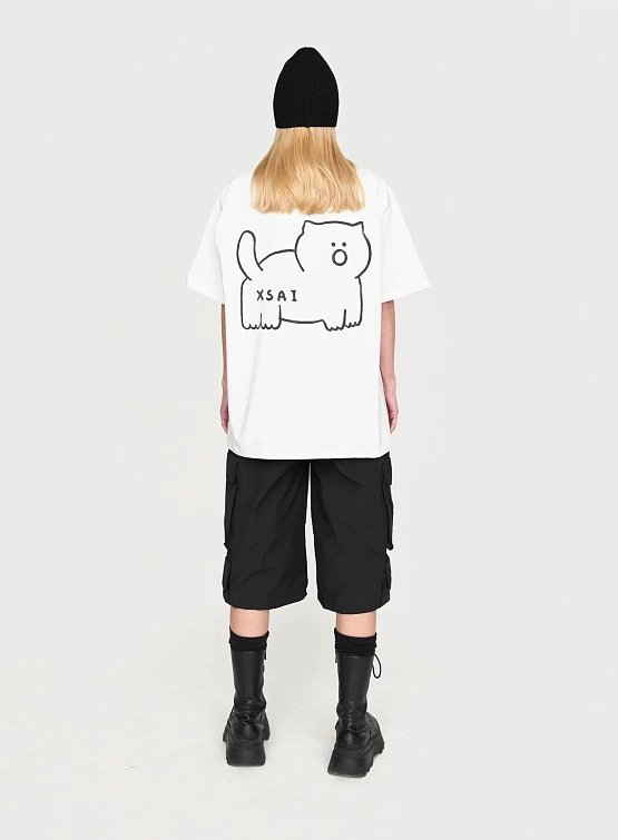 Футболка XSAI Catback T-Shirt White