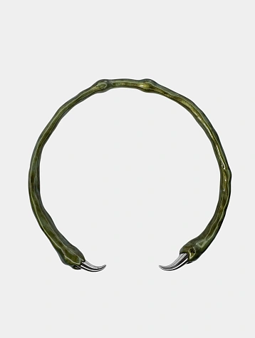 Чокер CASPER DIY With Spikes Green