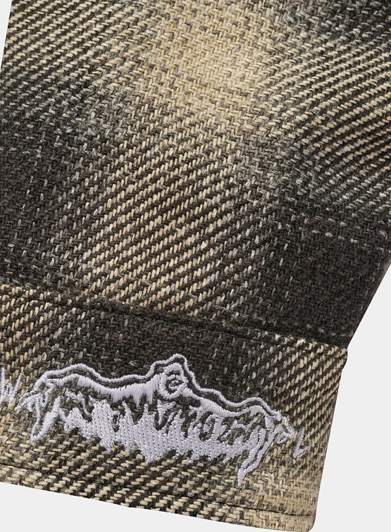 Рубашка WARREN LOTAS Quilted Lined Flannel Black Plaid