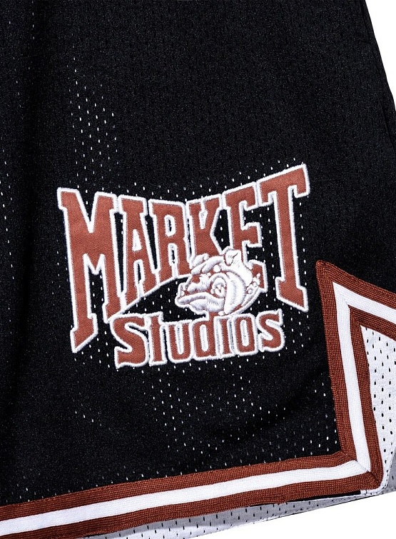 Шорты MARKET Bulldogs Mesh Shorts Black