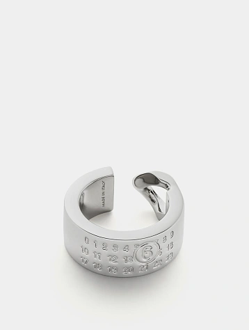 Кольцо MM6 Maison Margiela Minimal Numeric Cuff Ring