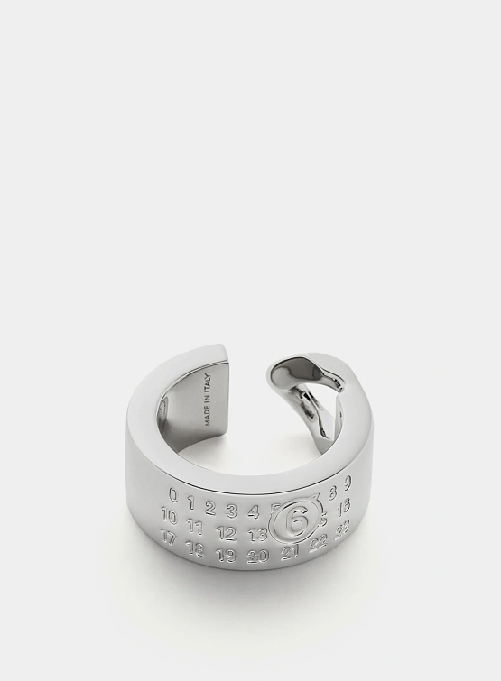 Кольцо MM6 Maison Margiela Minimal Numeric Cuff Ring