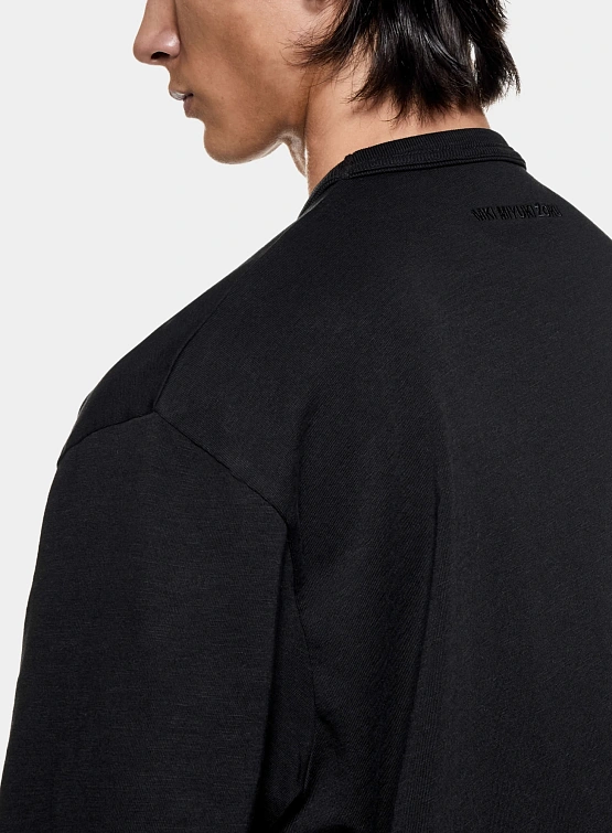 Лонгслив MKI MIYUKI ZOKU 220 Gsm Slub Black