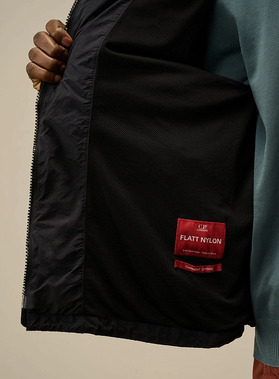 Ветровка C.P. Company Flatt Nylon Goggle Total Eclipse