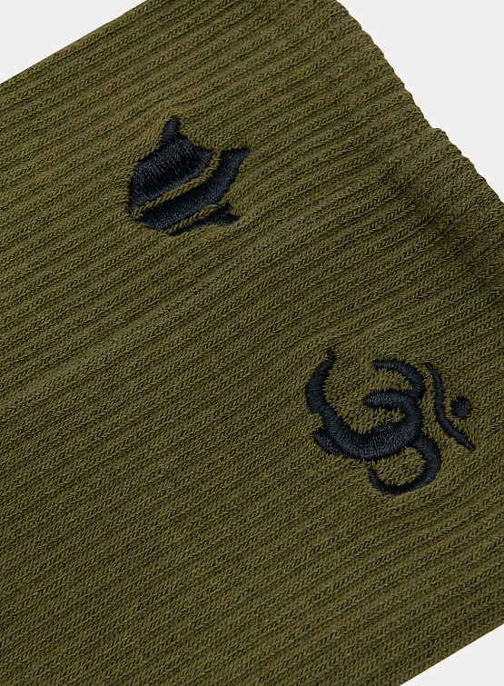 Носки MAHARISHI 1497 Om Temple Tabi Olive/Black/White