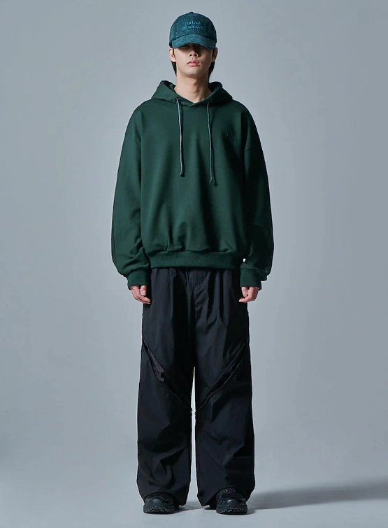 Худи JUUN.J Essential Jersey Hoodie Green