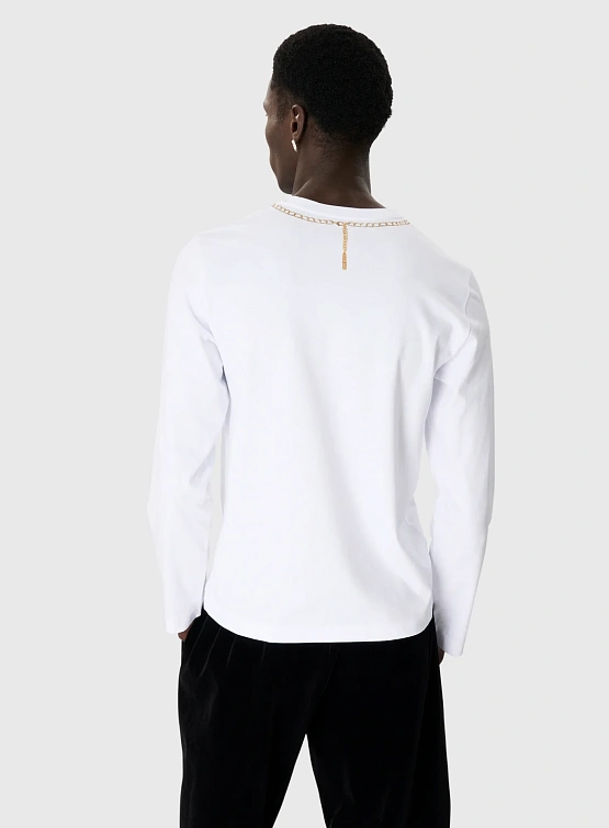 Лонгслив Marine Serre Trompe L’oiel Jewelry White