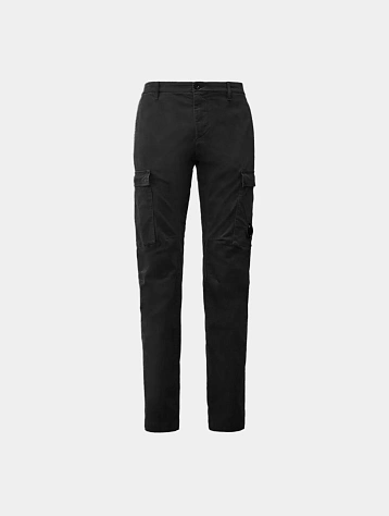 Брюки C.P. Company Stretch Sateen Ergonomic Cargo Black