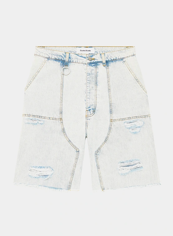 Шорты Études Loose Jeans Shorts Blue