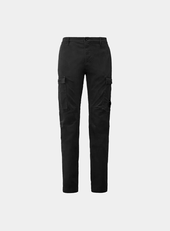 Брюки C.P. Company Stretch Sateen Ergonomic Cargo Black