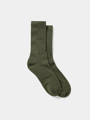 Носки thisisneverthat SP-Logo Socks 3Pack Olive