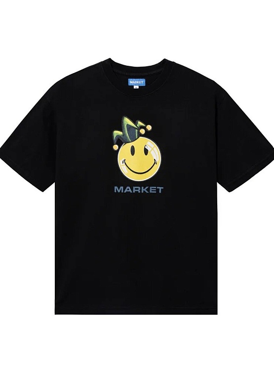 Футболка MARKET Smiley Fool Black