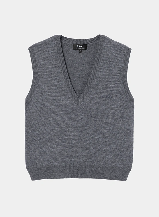 Женский жилет A.P.C. Lise Vest Anthracite