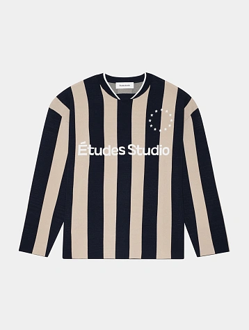 Лонгслив Études Soccer Striped Navy