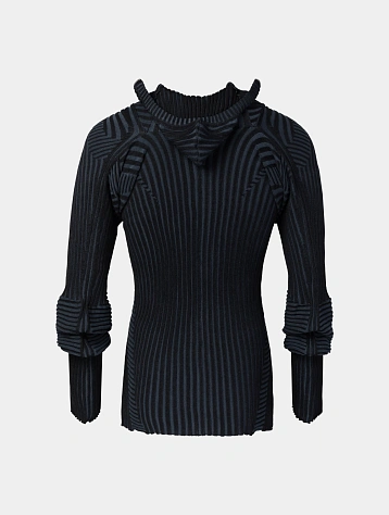 Кардиган LUEDER Healer Knit Zip Jacket Black Grey