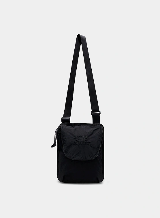 Сумка C.P. Company Plain Paper Touch Shoulder Black
