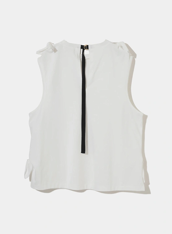 Женский топ UNDERCOVER Tank Top Tie Design White