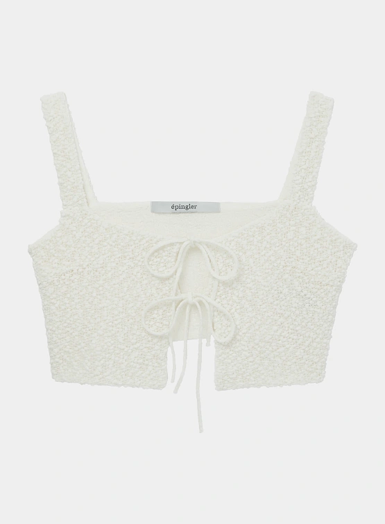 Женский топ EPINGLER Pom Pom Knitting Cream