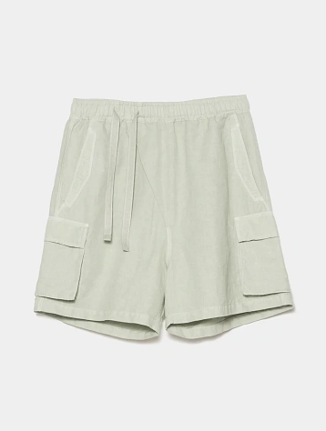 Шорты MAHARISHI 6082 Hemp Cargo Asym Track Sage