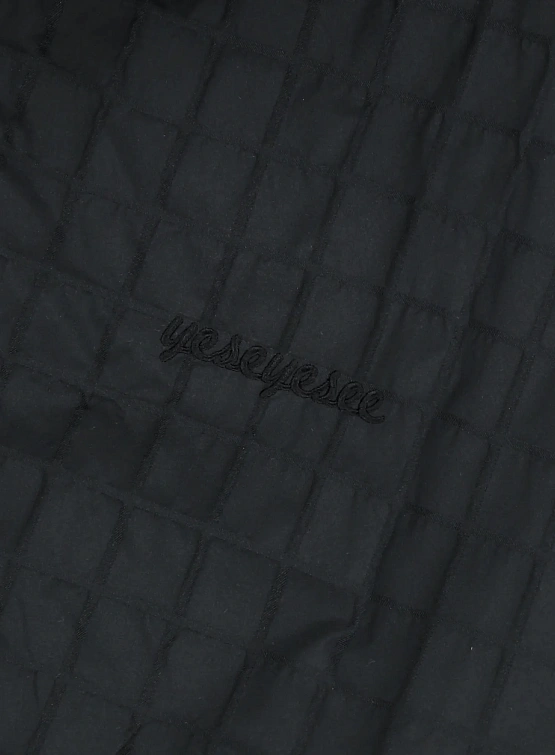 Ветровка YESEYESEE Windowpane Zip Blouson Black