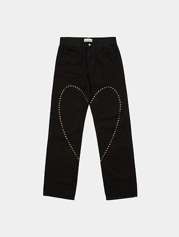 Джинсы Carne Bollente Heart Break Black