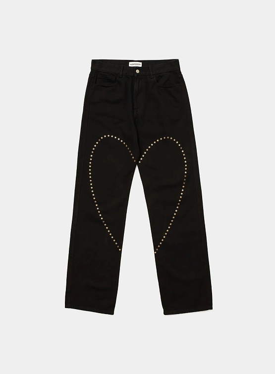 Джинсы Carne Bollente Heart Break Black