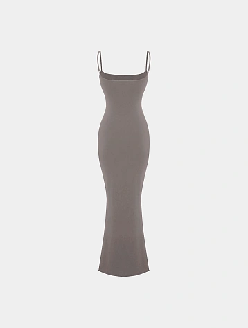 Женское платье XSAI Slip Dress Warm Grey