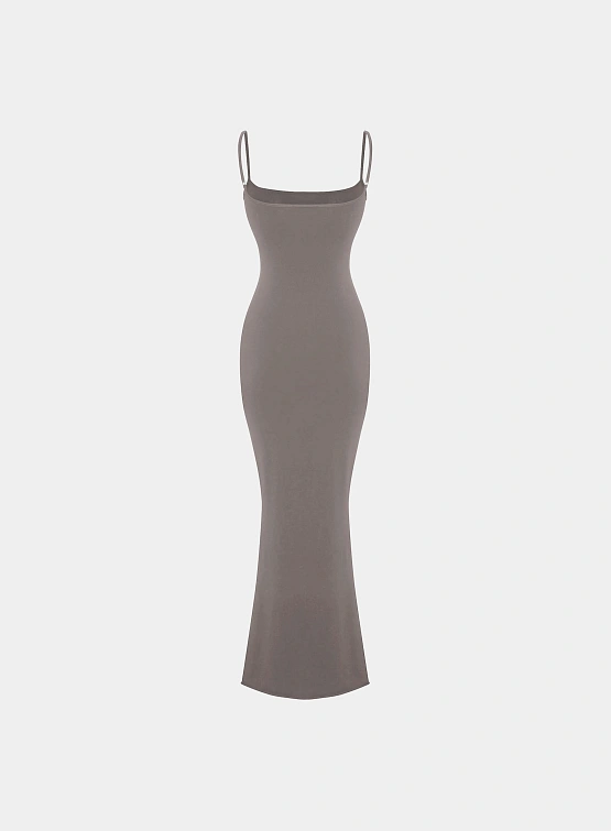 Женское платье XSAI Slip Dress Warm Grey