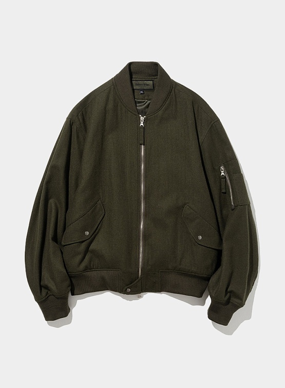 Бомбер Uniform Bridge Wool MA-1 Jacket Khaki