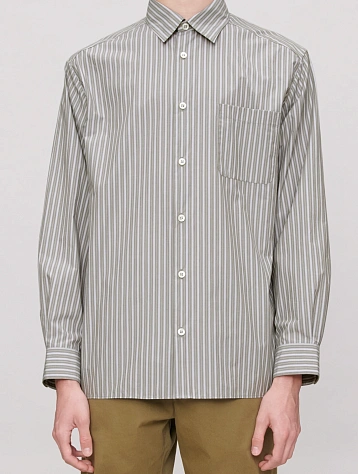 Рубашка A.P.C. Malo Shirt Gray Stripe