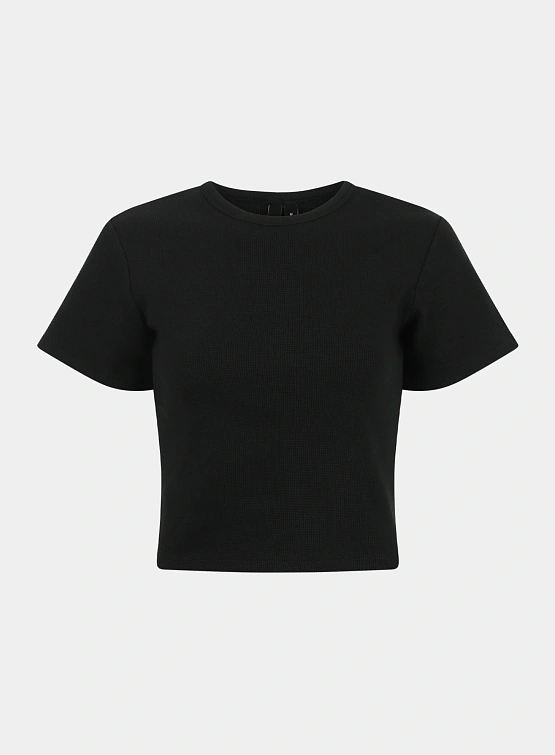 Женская футболка entire studios Micro Waffle Soot