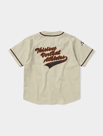 Рубашка thisisneverthat Script Baseball Jersey Cream