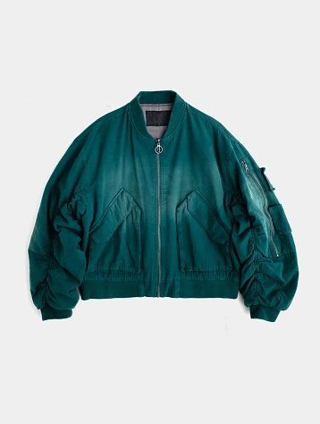 Бомбер Jungles Jungles All The Flowers Reversible Green