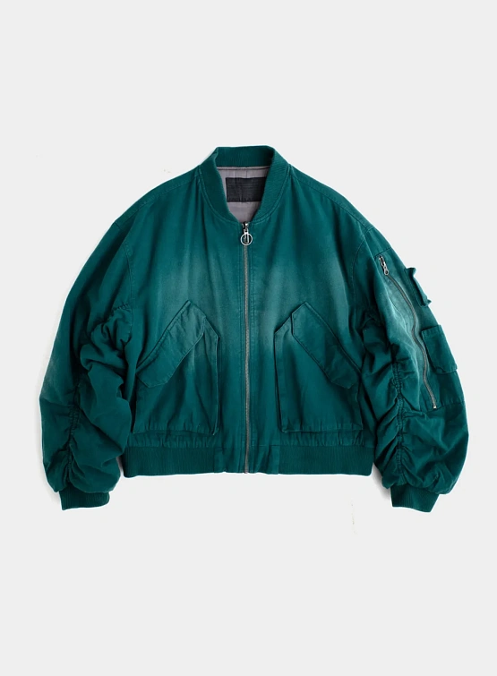 Бомбер Jungles Jungles All The Flowers Reversible Green