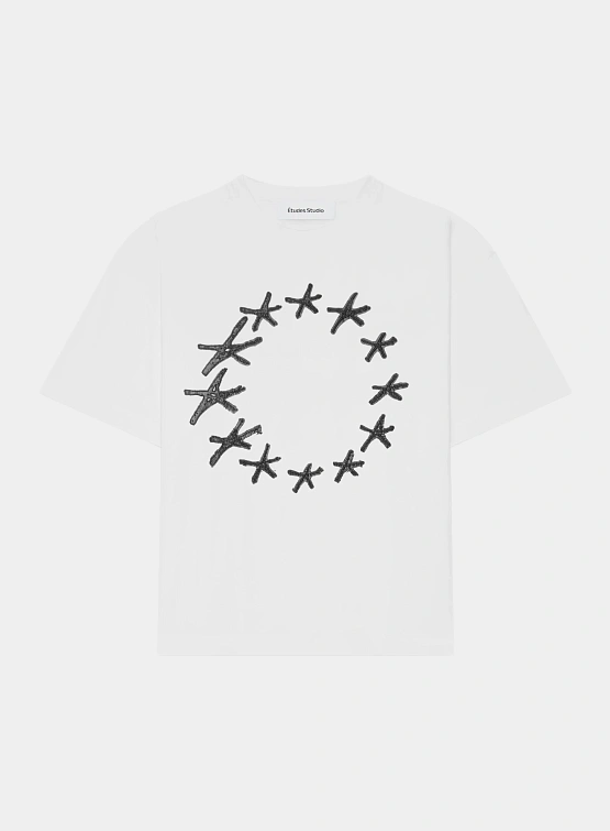 Футболка Études Relax T-shirt Stars White