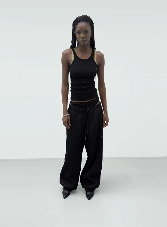 Брюки MADFRENZY Striped Black