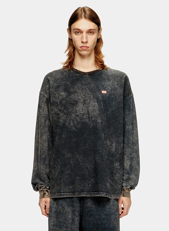 Лонгслив Diesel T-Box-LS-T3 Maglietta Black