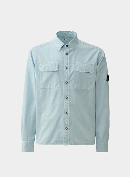 Рубашка C.P. Company Gabardine Pockets Shirt Starlight