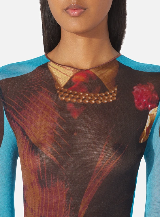 Женское платье Jean Paul Gaultier Re-Edition: La Robe Tennis Multicolor