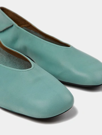 Женские балетки Camper Casi Myra Leather Pumps Green